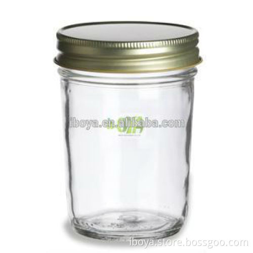 8oz Latest Design High Quality Lucid Glass Jar